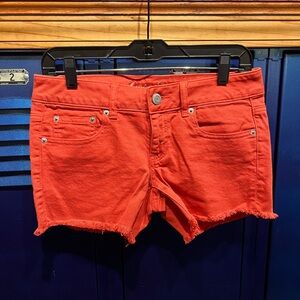 American Eagle Orange Shorts